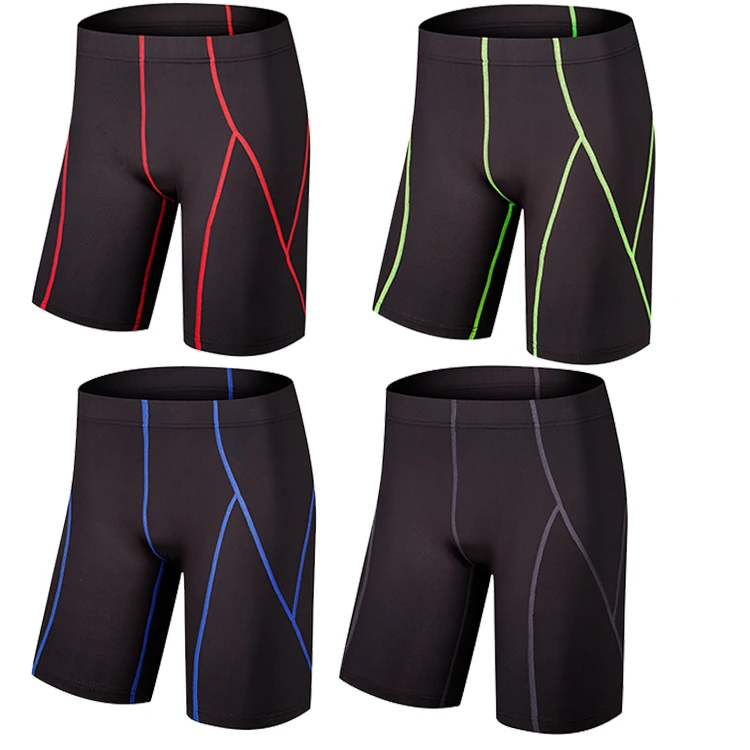 Wholesale Breathable Spandex Gym Shorts High Elasticity Fitness Leggings Mens Spandex Short