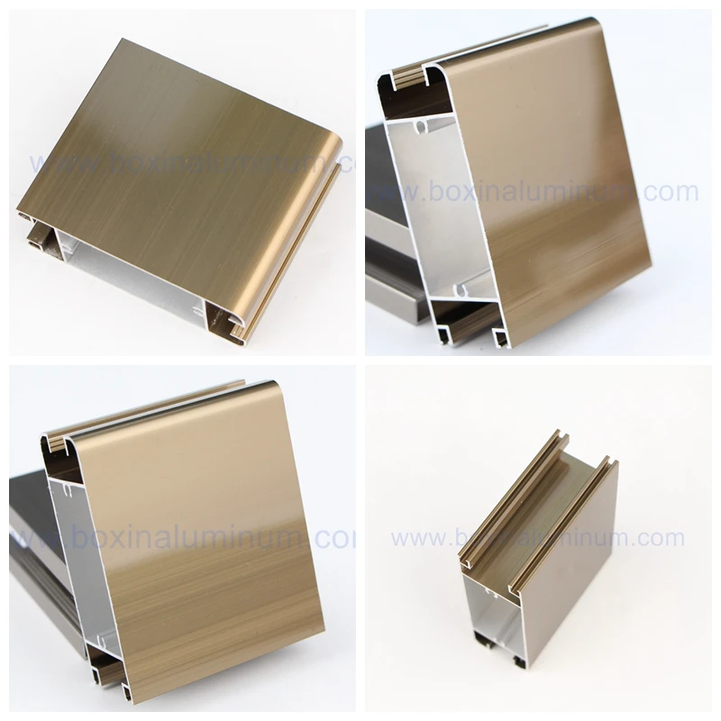 Extruded Aluminium Frame Sliding Glass Window aluminium profile window frame