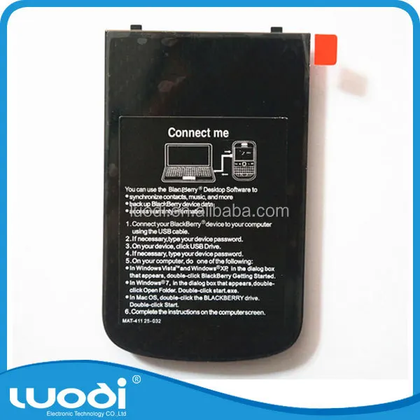 Blackberry 9900 Bold cover Silicona Funda cubo negro Black