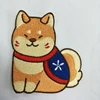 Customized Cute Cat and Big Mouth Unique Design Full Embroidery Patch Iron On Cloth iron on patches