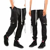 OEM high quality designer mens black tactical cargo pants