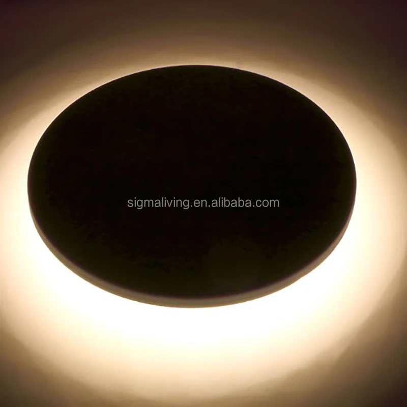 Eco-friendly black stone shape lamp garden Light Led light