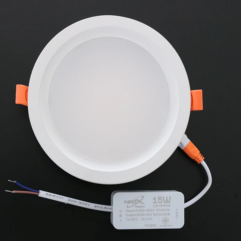 Dimmable 9W 15W 21W 25w Round Square Led Panel Light Surface Mounted Led Downlight lighting Led ceiling spotlight AC 110-240V +