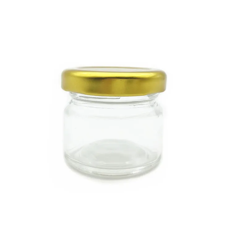 Mini Glas 25ml 35ml Runde Honig Mit Metall Deckel Großhandel - Buy 25ml Mini Glas,35ml Gläser Mit Deckel,Honig Glas Product on Alibaba.com