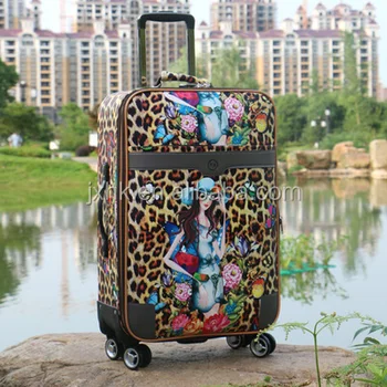 colourful trolley bags