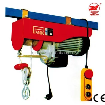 220v Pa Lifting Equipment Wire Rope Small Electric Hoist Baoding - Buy ...