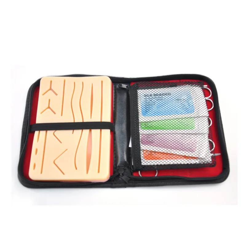 
Suturing practice skin pad, suture pad with mesh, suturing pad with wounds 
