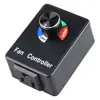 Black Exhaust Duct Inline Fan Vent Blower Adjuster Variable Speed Controller 350W