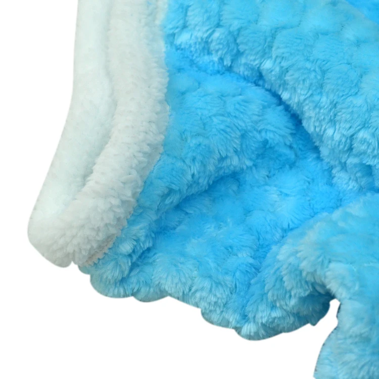 Cheap Wholesale Baby Heated Blanket Minky Dot Baby Flannel Blanket