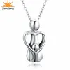 Wholesale No MOQ Silver Human Shape Cremation Urn Pendant Necklace for Ash Keepsake Memorial Jewelry Factory