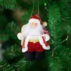 Wholesale High Quality Fabric Indoor Christmas Statue Decoration Hanging Santa Claus