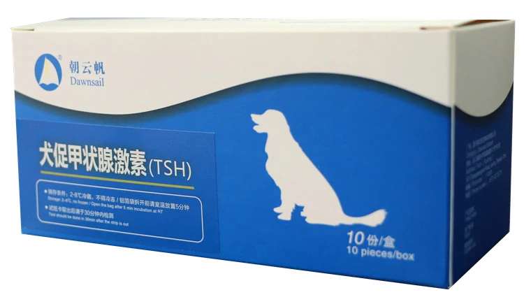 Canine thyroid stimulating hormone test kit