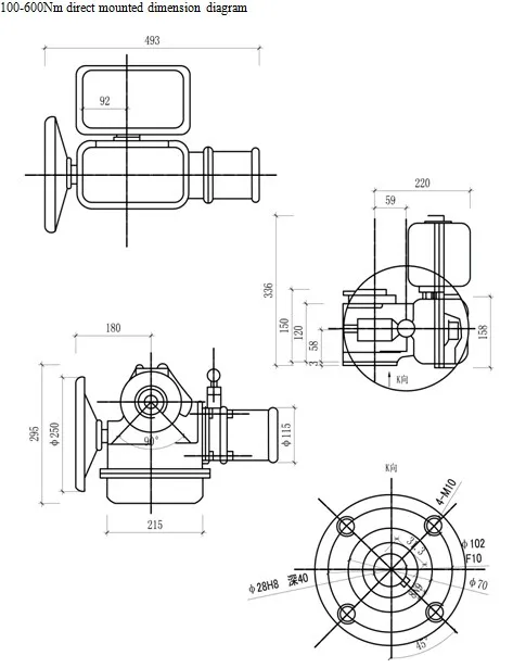 Bs-60k30z 4-20ma Valve Angle Actuator Motorized Louver Damper - Buy