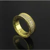 2014 hot sell CNC Setting diamond rings imitation 18k solid gold jewelry rings wholesale price