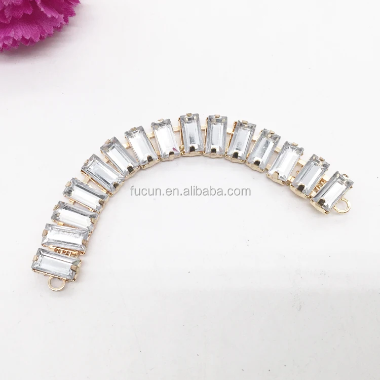 flat crystal beads