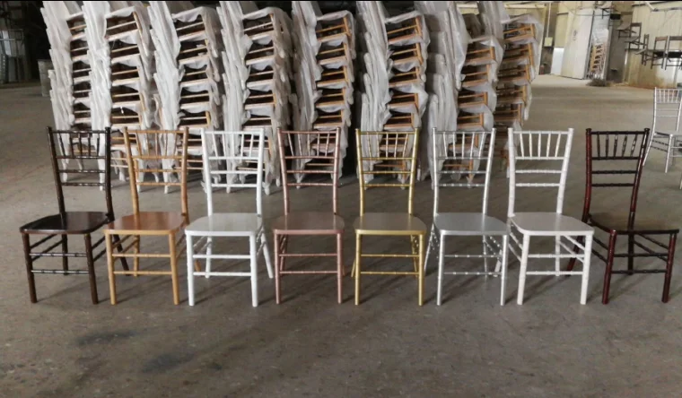 China Wedding Chairs Stacking Metal Chiavari Tiffany White Event Beech ...