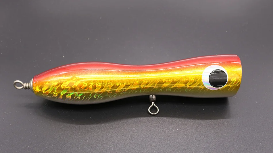 Oem Big Game Lure Wood Popper 20cm 105g Hard Bait Wobbler Fishing Lures Saltwater Fishing Lure