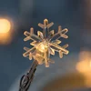 Party Christmas Tree Decor Battery Operated Snowflake LED String Lights