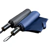 A18 Hot sale black windproof auto open close travel folding umbrella