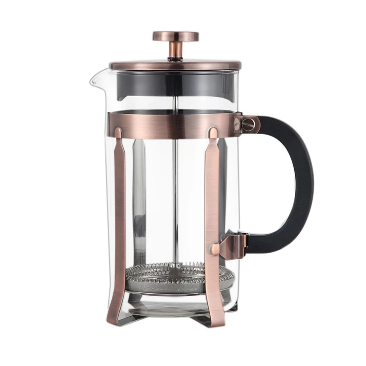 Venta Al Por Mayor De 350ml De Cobre Dorado Mejor De Vidrio repuestos para cafeteras y teteras