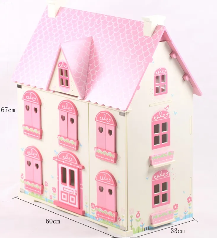 pink doll house