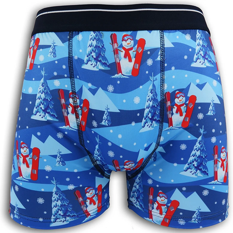 Mens Christmas Santa Claus Cartoon Sexy Boxer Underwear - Buy Mens ...