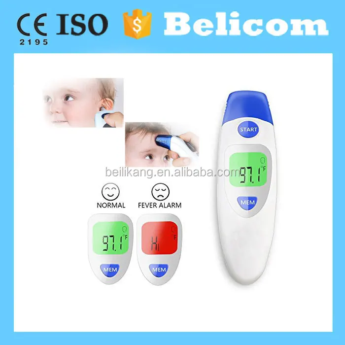 Hot Sales Medical Digital Infrared Non-Contact Forehead Ear And Household Device Thermometer 