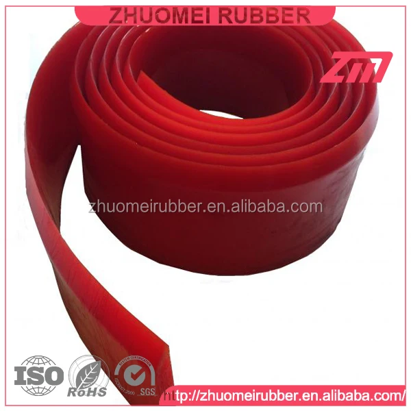 Extruded Orange Red Polyurethane Skirting Rubber - Buy Polyurethane ...