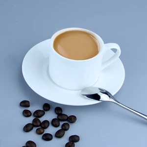 Drinkware White 150ml Ceramic Coffee Tea Cup Set