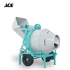 JZC350-DEW Diesel Engine /Electric motor concrete mixer with rope hoisting hopper