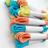 Promotion 40 Inches Colored Waxed Round Shoe Laces With Customized Logo Tips