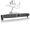 OEM portable USB mini multimedia speaker stereo computer tablet soundbar with headphone mic jack for CE FCC ROHS