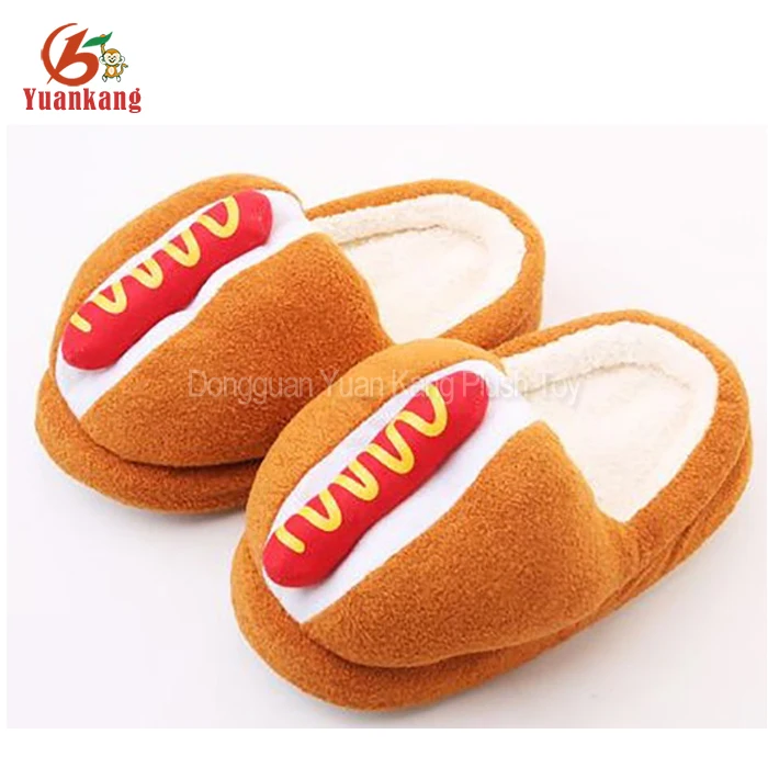 hamburger slippers