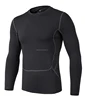 Men's Long Sleeve Running Quick dry Men Workout Compression Clothing Sport Shirt Base Layer T Shirt