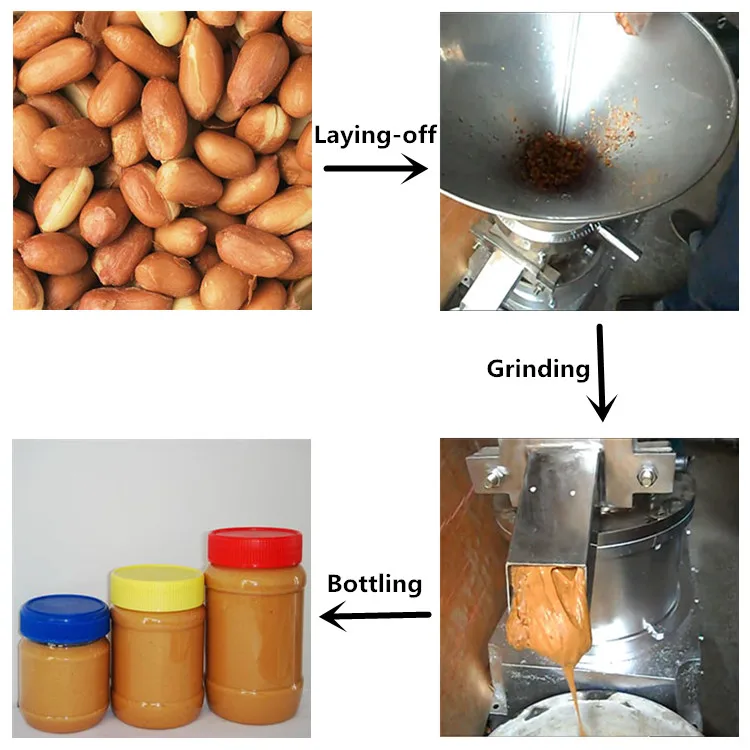 Oc60 High Efficiency Automatic Grinding Making Peanut Butter Machine