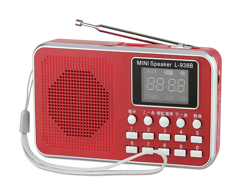 Portable Fm Auto Scan Radio With Usb Port L938b Fm Radio Speaker With