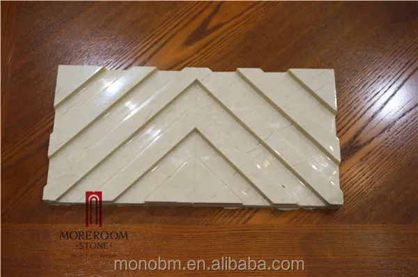 Moreroom piedra marmol crema baiyulan cnc diseño beige 3d talla de ...