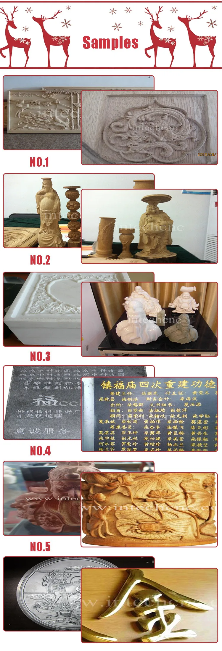 great features 1212 cnc marble cutting machine
