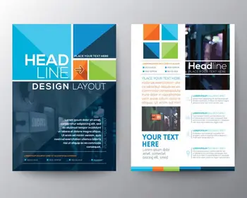 fashion design cosmetic leaflet