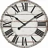 24" gallery wood analog wall clock for home decor