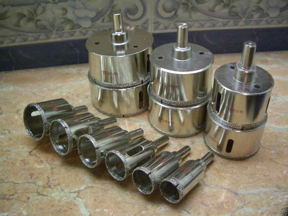 Diamond Tool Drill Router Bits For Porcelain Tile Diamond Tip Drill