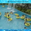 Outdoor Water Park Swimming Pool Lazy River With Wave Making Machine