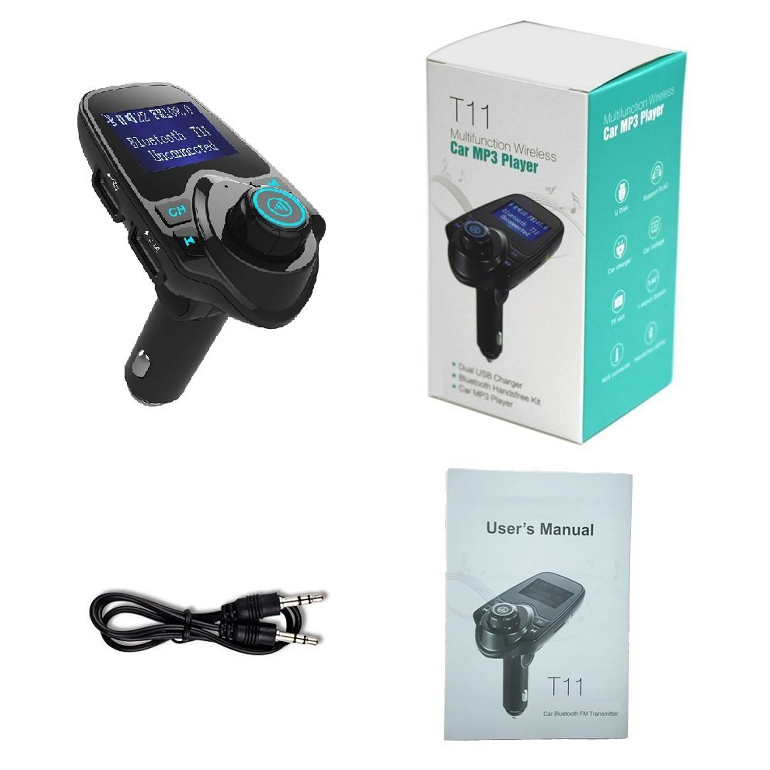Bluetooth Fm Transmitter For Car Wireless Bluetooth Radio Transmitter