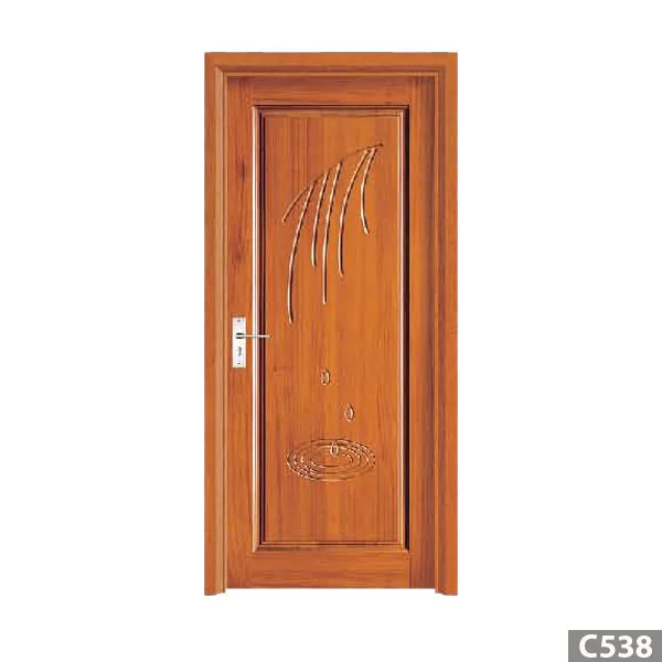Fashion design fireproof durable moisture-proof solid wooden door