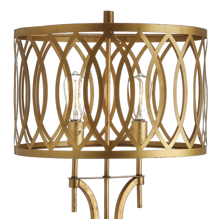 Wholesale Luxury Metal Shade Square Base Metal Gold Table Lamps Buy