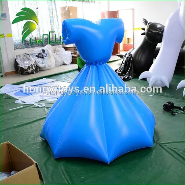 2016 High Quality Blue Inflatable Dress Beautiful Inflatable Dress Suit