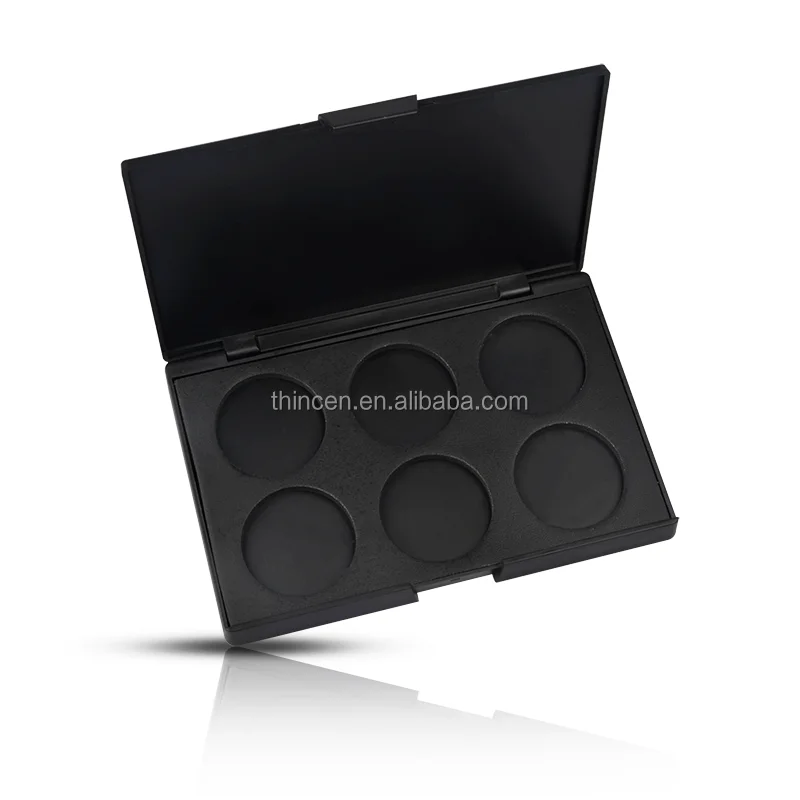 6 Hole Packaging Makeup Blush Case OEM Empty Eyeshadow Palette Box