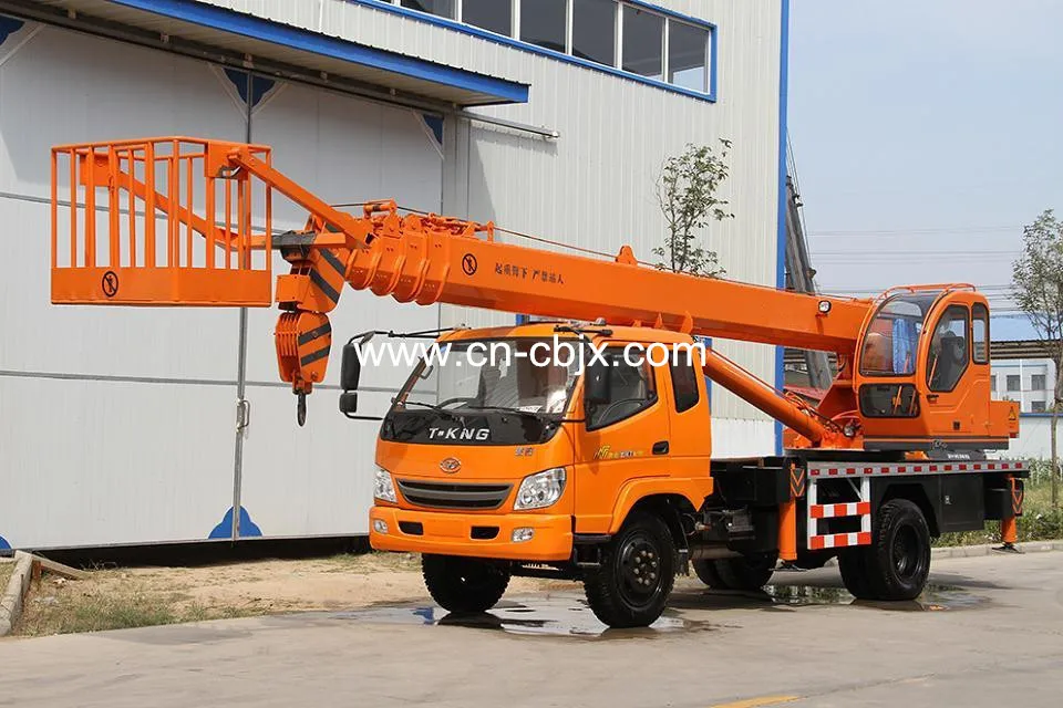 Stable Lifting And Loading Platform Crane Truck With Basket Buy Crane