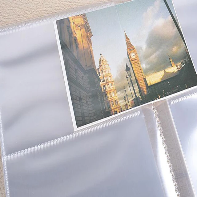 Professhional Cheap Photo Album Plastic Clear Baby Photo Album 4*6 Inch