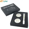 Competitive Coin Shaped Beer Cooler Ice Stones Whisky Cube With Customised Gift Box
